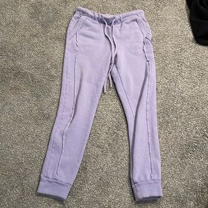 Purple Free People Sweatpants